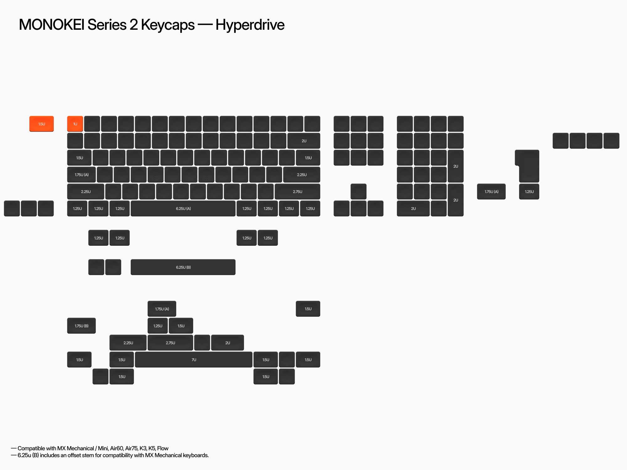 [Group buy] MONOKEI Series 2 Keycaps